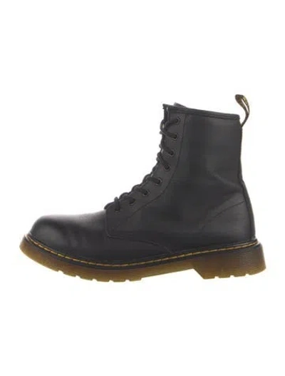 Pre-owned Dr. Martens Leather Lace-up Boots In Black