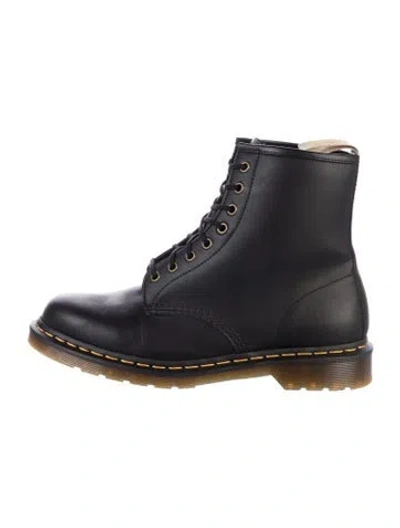 Pre-owned Dr. Martens Leather Lace-up Boots In Black