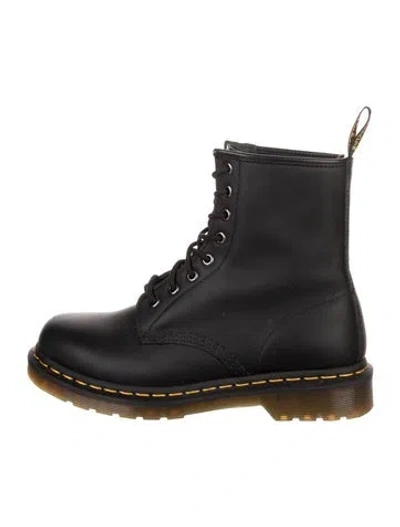 Pre-owned Dr. Martens Leather Lace-up Boots In Black