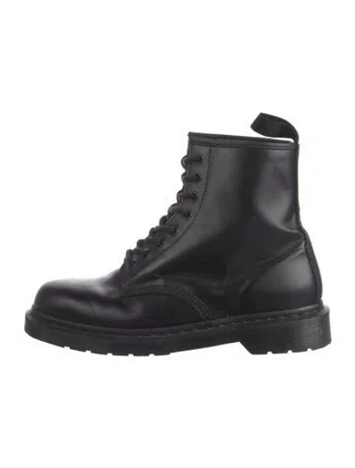 Pre-owned Dr. Martens Leather Lace-up Boots In Black