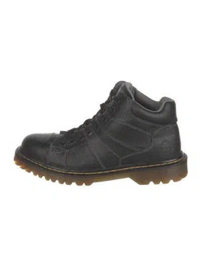 Pre-owned Dr. Martens Leather Lace-up Boots In Brown