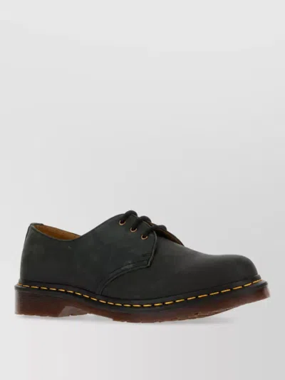 Dr. Martens Leather Lace-up Brogues In Animal Print