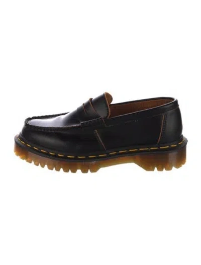 Pre-owned Dr. Martens Leather Loafers In Black