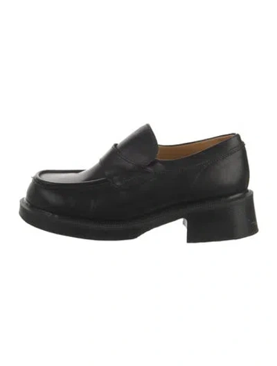 Pre-owned Dr. Martens Leather Loafers In Black