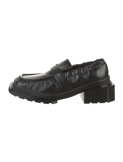 Pre-owned Dr. Martens Leather Loafers In Black