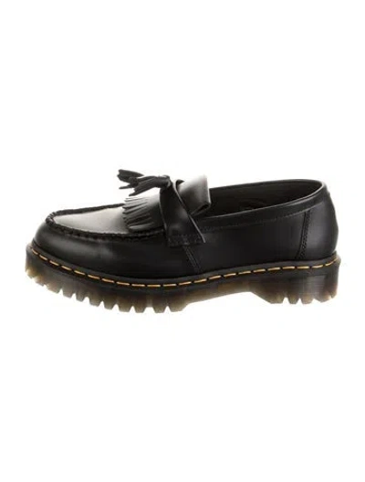 Pre-owned Dr. Martens Leather Loafers W/ Tags In Black