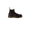 Dr. Martens' Vintage Round-toe Leather Boots In Brown