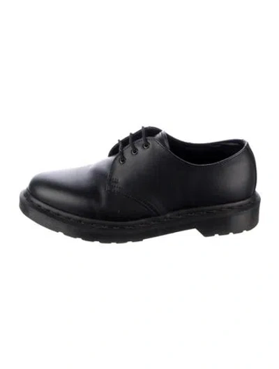 Pre-owned Dr. Martens Leather Moccasins In Black