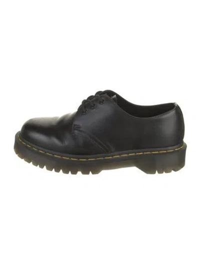 Pre-owned Dr. Martens Leather Mules In Black