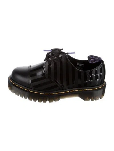 Pre-owned Dr. Martens Leather Mules In Black