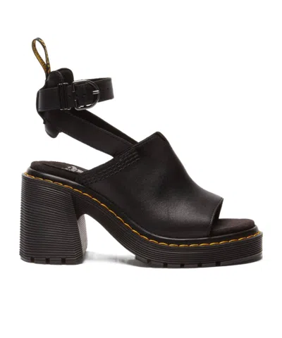 DR. MARTENS' LEATHER OPEN TOE SANDALS