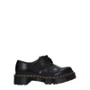 Dr. Martens 1461 Hairy Suede Black Shoe In Black