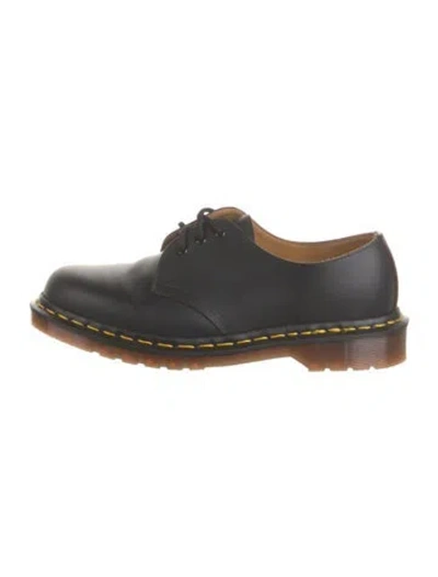 Pre-owned Dr. Martens Leather Oxfords In Black