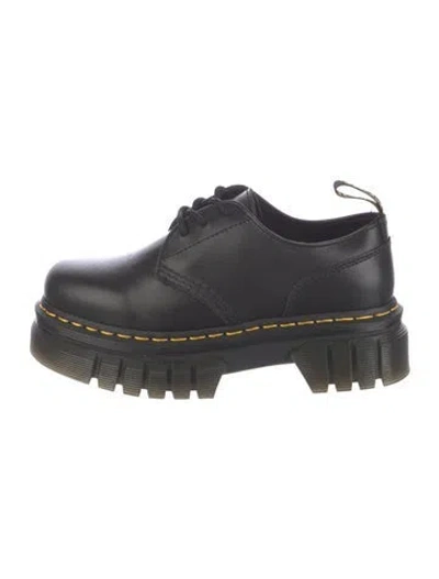 Pre-owned Dr. Martens Leather Oxfords In Black
