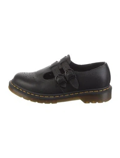 Pre-owned Dr. Martens Leather Oxfords In Black