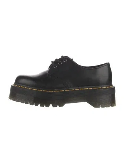 Pre-owned Dr. Martens Leather Oxfords In Black