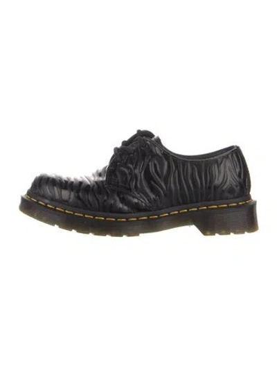Pre-owned Dr. Martens Leather Oxfords In Black