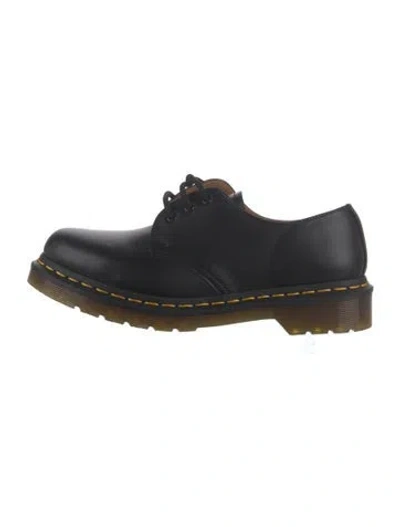 Pre-owned Dr. Martens Leather Oxfords In Black