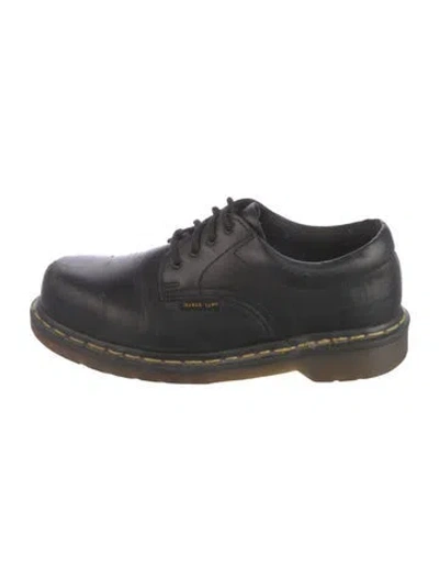 Pre-owned Dr. Martens Leather Oxfords In Black