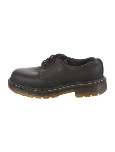Pre-owned Dr. Martens Leather Oxfords In Black