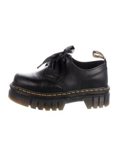 Pre-owned Dr. Martens Leather Oxfords In Black