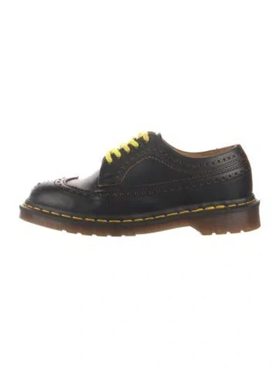 Pre-owned Dr. Martens Leather Oxfords In Black