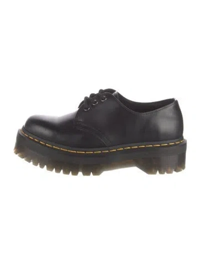 Pre-owned Dr. Martens Leather Oxfords In Black