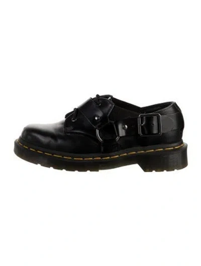 Pre-owned Dr. Martens Leather Oxfords In Black