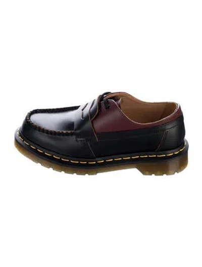 Pre-owned Dr. Martens Leather Oxfords In Black