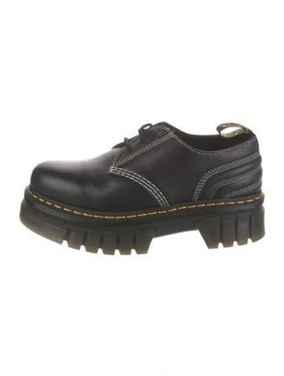 Pre-owned Dr. Martens Leather Oxfords In Black