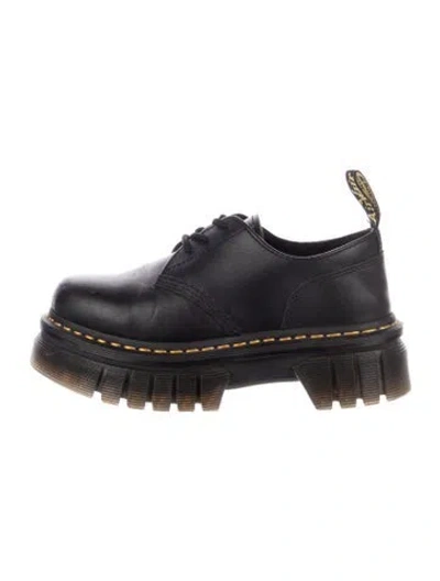 Pre-owned Dr. Martens Leather Oxfords In Black