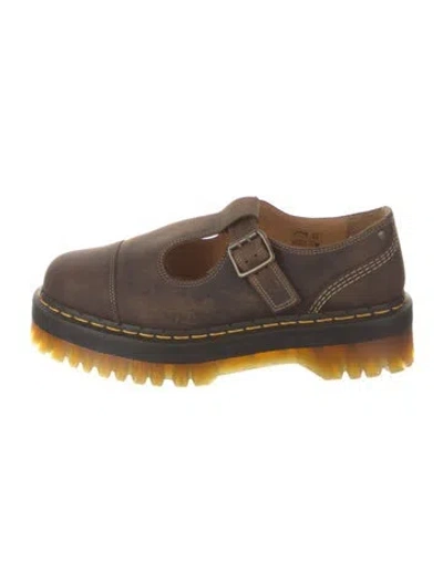 Pre-owned Dr. Martens Leather Oxfords In Black