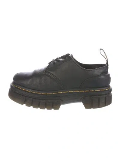 Pre-owned Dr. Martens Leather Oxfords In Black