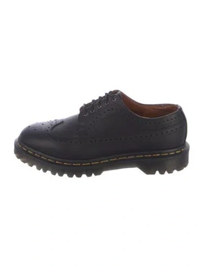 Pre-owned Dr. Martens Leather Oxfords In Black