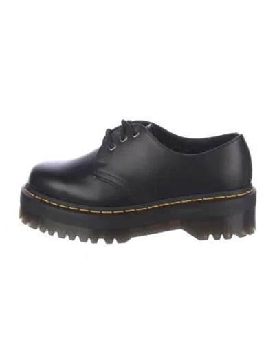 Pre-owned Dr. Martens Leather Oxfords In Black