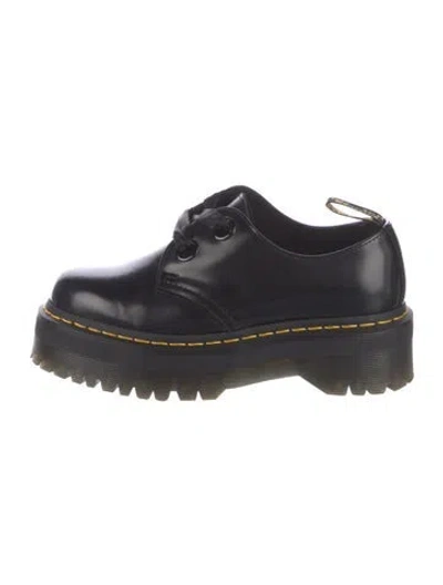 Pre-owned Dr. Martens Leather Oxfords In Black