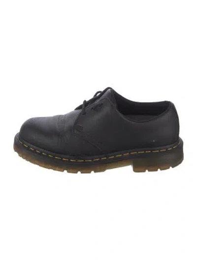 Pre-owned Dr. Martens Leather Oxfords In Black