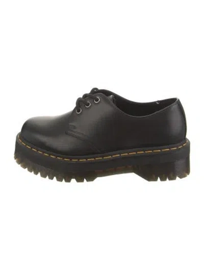 Pre-owned Dr. Martens Leather Oxfords In Black