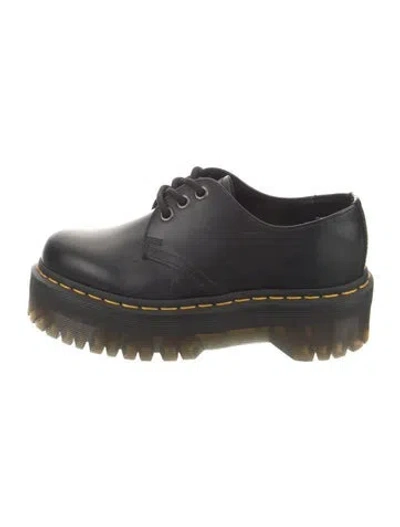 Pre-owned Dr. Martens Leather Oxfords In Black