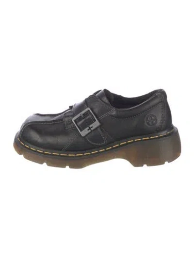 Pre-owned Dr. Martens Leather Oxfords In Black