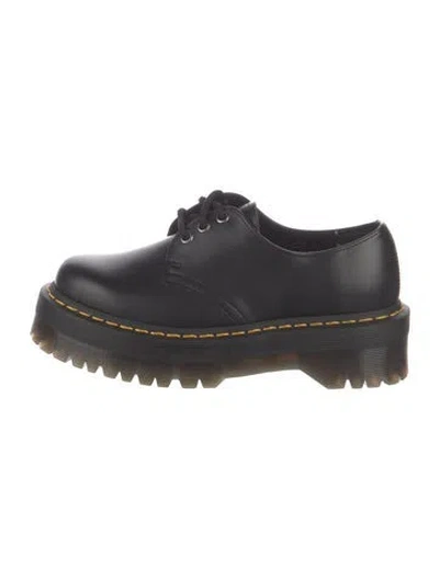Pre-owned Dr. Martens Leather Oxfords In Black