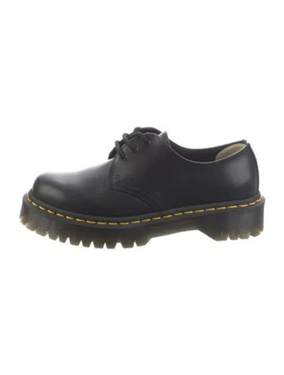 Pre-owned Dr. Martens Leather Oxfords In Black