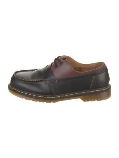 Pre-owned Dr. Martens Leather Oxfords In Black