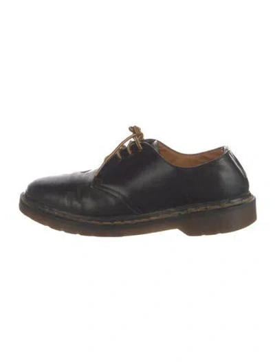 Pre-owned Dr. Martens Leather Oxfords In Black