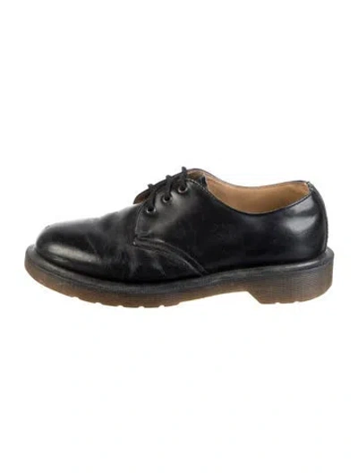 Pre-owned Dr. Martens Leather Oxfords In Black