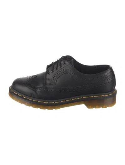 Pre-owned Dr. Martens Leather Oxfords In Black