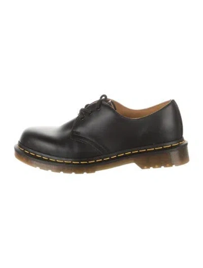 Pre-owned Dr. Martens Leather Oxfords In Black