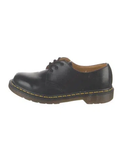 Pre-owned Dr. Martens Leather Oxfords In Black