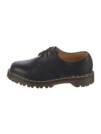 Pre-owned Dr. Martens Leather Oxfords In Black