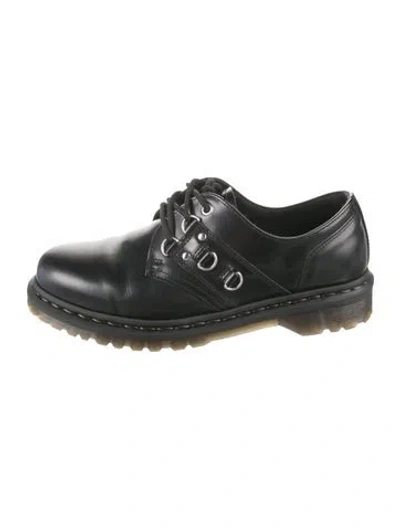 Pre-owned Dr. Martens Leather Oxfords In Black